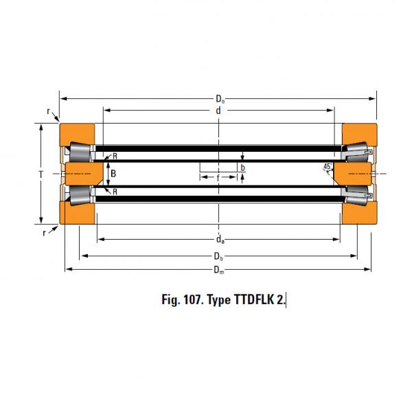 Bearing T10250F Thrust Race Single #4 image