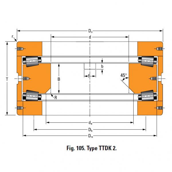 Bearing T770DW Thrust Race Double #5 image