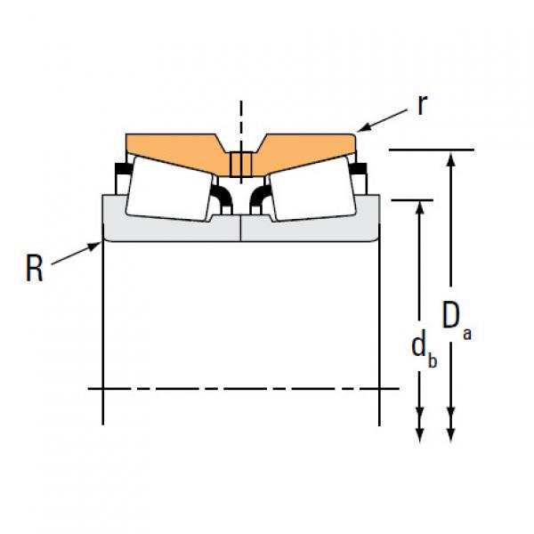 Bearing HM252344NA HM252315CD #2 image